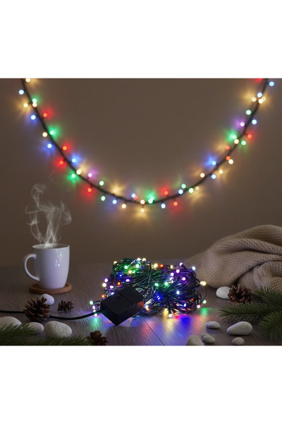 LED Damla Uçlu RGB Dekoratif Işık 10 Metre 100