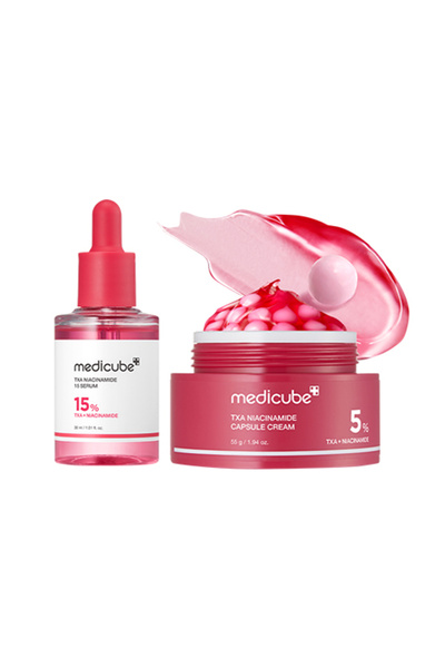 Medicube Medicop Niacinamide Skin Brightening Set: 15% Serum, 30ml + 55g Caps...