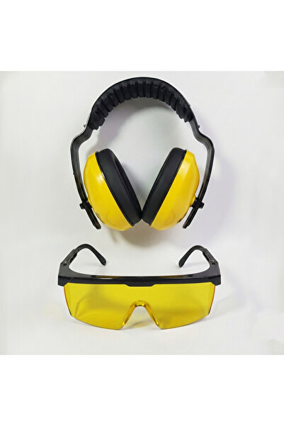 Erol 2!li Profesyonel Atış Seti Essafe Gürültü Önleyici Kulaklık & Sarı Kontr...