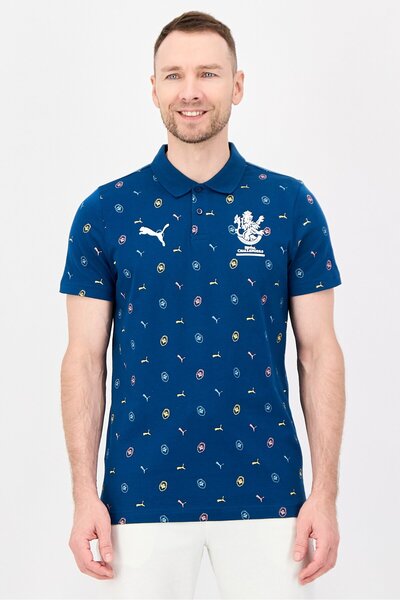 Puma Men Slim Fit Short Sleeve Outdoor Polo Shirt, Multicolor