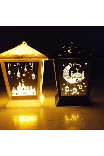 BSRE Ramazan Temalı Kare Kubbe Figürlü Led Lamba