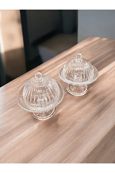 AR HOME 2 PCS GLASS DATE-NUTS BOWL