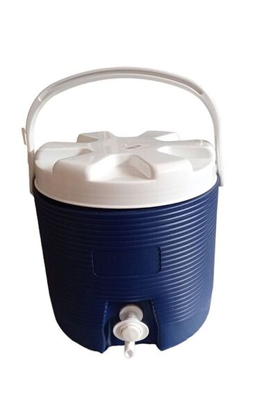 ozbience 6L Büyük Kapasiteli Lacivert Soğuk Su Termosu, Piknik ve Günlük Kull...