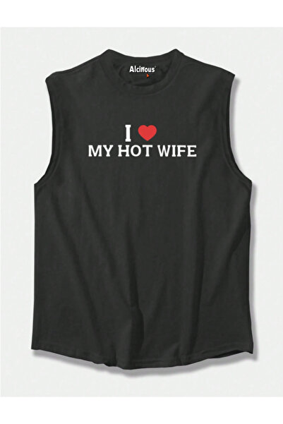 ALCİNOUS Men's Cotton Oversized Printed Black Sports T-Shirt