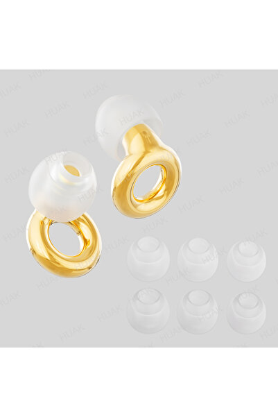 Choice16 سدادات أذن جولدن هواك عالية الجودة وقابلة لإعادة الاستخدام - 8 أطراف...