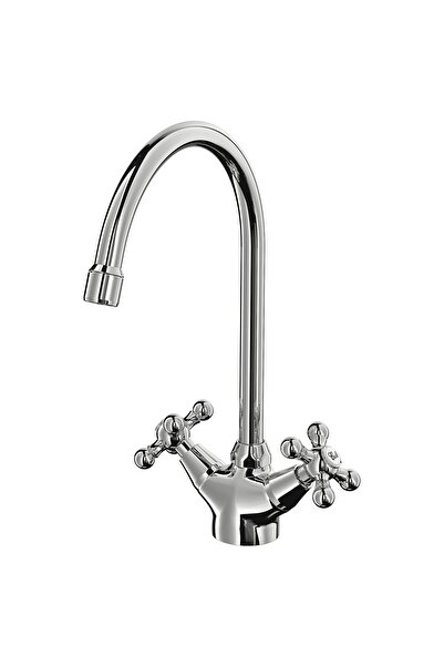 erorex Dual-control kitchen mixer tap, chrome-plated