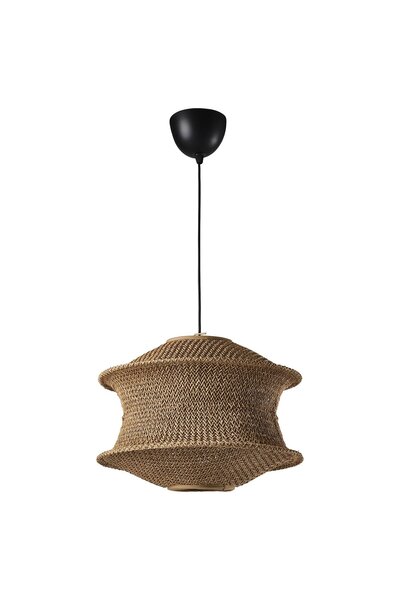 Generic Pendant lamp, beige/black, 45 cm