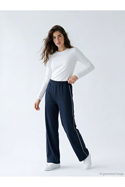 LC Waikiki Γυναικείο παντελόνι φόρμας Soft Touch με ελαστική μέση