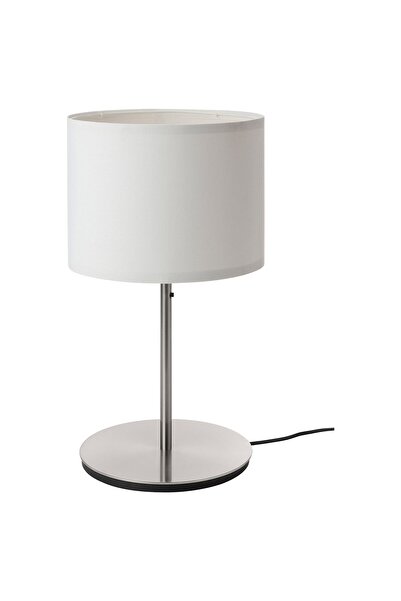 Generic Table lamp, white/nickel-plated, 56 cm