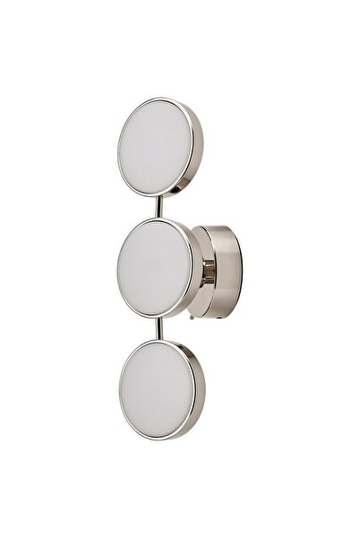 Generic مصباح جداري LED، قابل للتعتيم، مطلي بالكروم/لامع، 47 × 14 سم