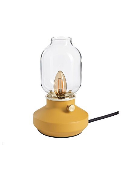Generic Table lamp, dimmable dark yellow, 25 cm