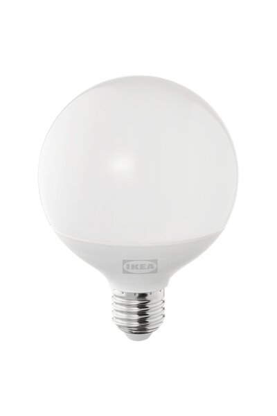 Generic مصباح LED E27 بقوة 1055 لومن، قابل للتعتيم/مصباح كروي أبيض أوبال، 95 مم