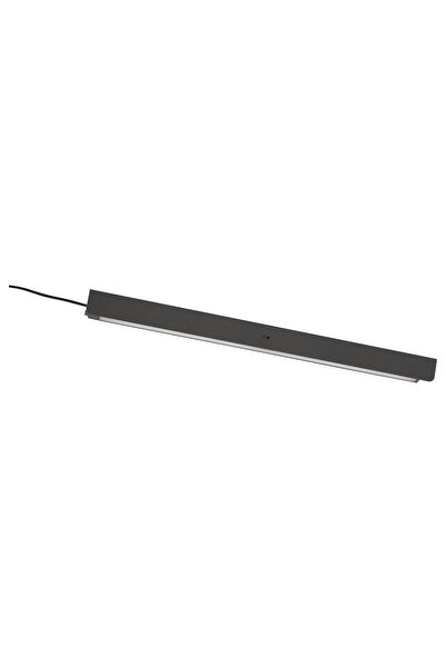Generic LED wardrobe lighting strp w sensor, dimmable dark grey, 46 cm