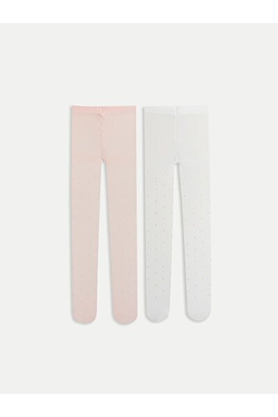 LC Waikiki Basic Baby Girl Pantyhose 2 Pack