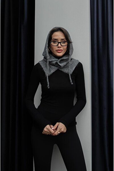 Havoş Gray Howard Buttoned Wool Balaclava