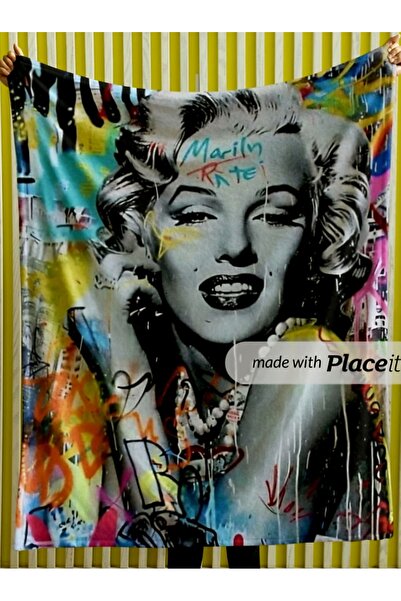 Elmas Dizayn 150X220 cm Tv Seat Bed Blanket Organic Cotton Stain-Proof Moonre...