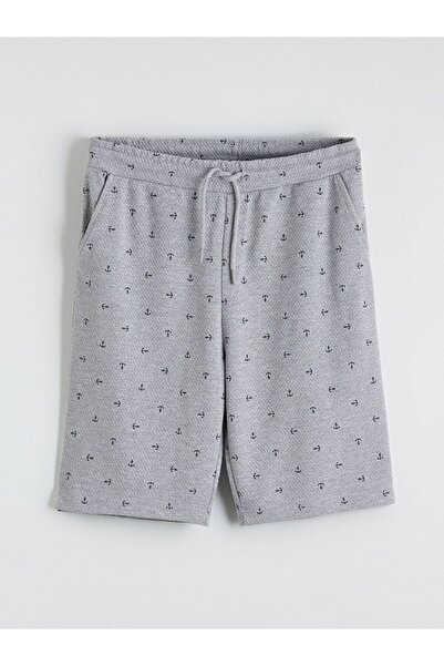 LC Waikiki Standard Patterned Pajama Bottom Shorts