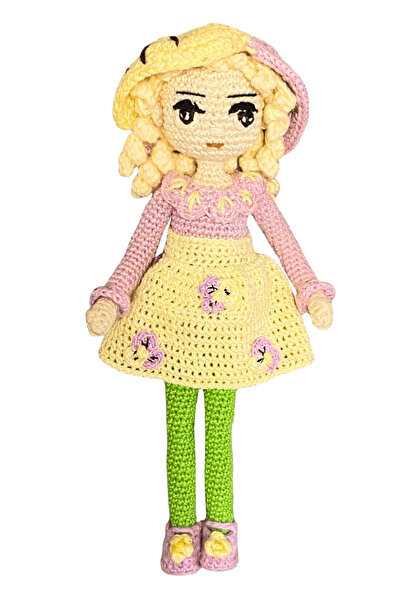 Fairy Dolls Eli | Handmade knitted cotton doll with hypoallergenic filling