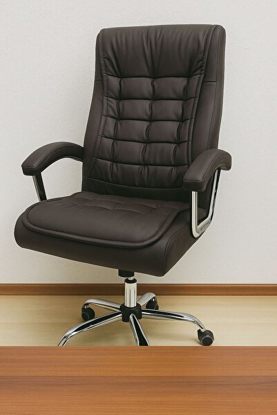 DEC59 A luxurious swivel office chair with an elegant design and distinctive ...