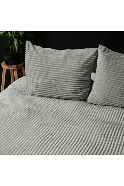 Sleeptime Set husa pilota Teddy Rib 200x200/220 cm, 2 fete de perna,moale si ...