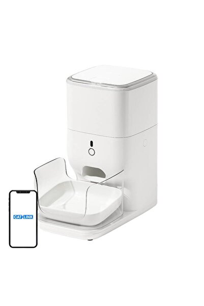 Zampa CATLINK FO4 PRO Akıllı Otomatik Mama Kabı - 4 Lt Kapasiteli, Kedi Ayırt...