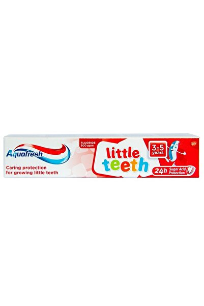 Aquafresh Set 4 x Pasta de Dinti Aquafresh, pentru Copii, Little Teeth, 50 ml