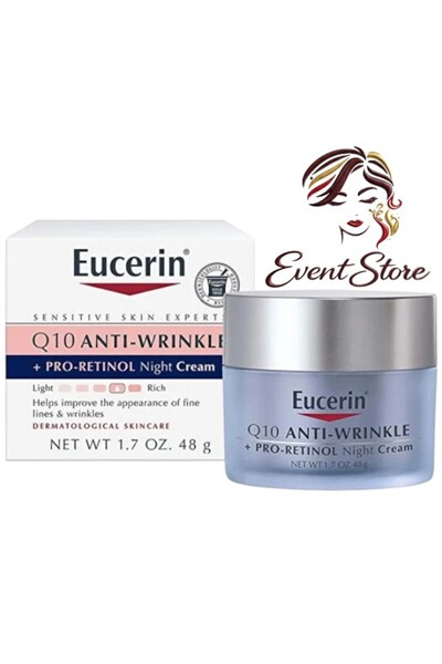 Eucerin Anti-Wrinkle Night Cream with Retinol + Q10 48g