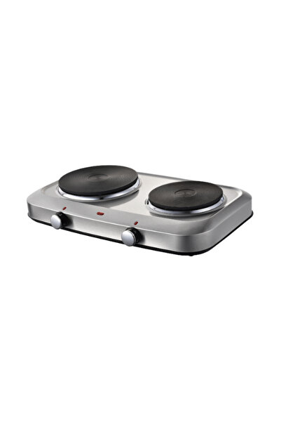 HOMİX 2300W Corrosion Resistant Stainless Steel Dual Hotplate Electric Stove