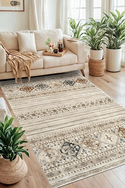 Dally Home DİJİTAL BASKILI Kaymaz Taban Yıkanabilir Modern Mutfak Halısı Salo...