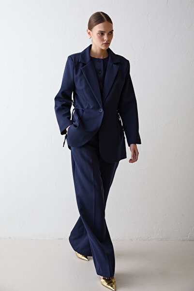 Melike Tatar Set vestă și jachetă triplu 32-2664