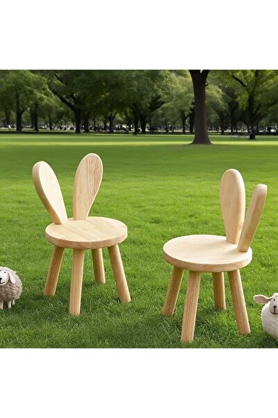 Mtanvxay كرسي خشبي خارجي للأطفال الصغار، مصنوع يدويًا من الخشب الصلب الطبيعي،...