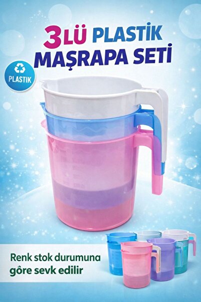 VENON 3 komada 💧 Plastična šolja 1500 ML 💧 Šolja sa zatvaračem 💧 Šolja za ...