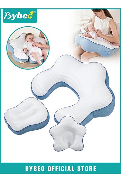 BYBEO Baby Nursing Pillow with Arm and Backrest Pillow, Multifunctional Breas...
