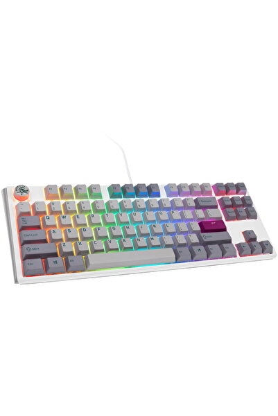 Ducky One 3 Mist Grey TKL Gaming RGB LED - MX-Silent-Red (US)