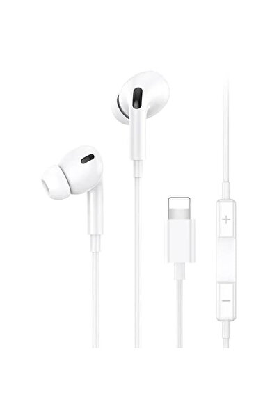 Usams Lightning Audio Headphones with Microphone, 1.2m - EP-41 (US-SJ453) - W...