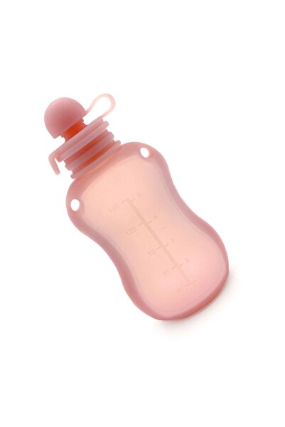 choice2 Pink 150ml Refillable Baby Storage Bag Silicone Milk Congee Leakproof...