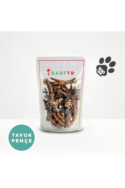 BARFTR Tavuk Pençe Çiğnemelik Atıştırmalık Ödül Maması 500 GRAM Köpekler İçin
