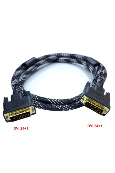 KEEPRO Dvi 24+1 Male to Male Cable Dvi-D Braided 24+1 Cable 1.5m