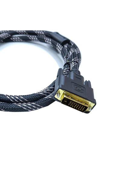 KEEPRO Dvi 24+1 Male to Male Cable Dvi-D Braided 24+1 Cable 1.5m