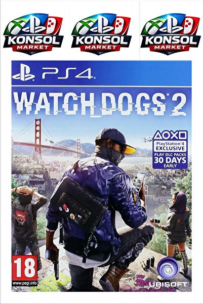 Konsol Market Watch Dogs 2 - Playstation 4 Oyunu (Açılmış)
