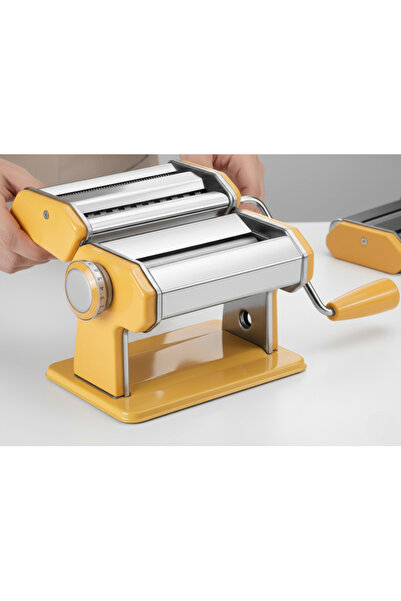 Elista ماكينة صنع النودلز والمعكرونة الفاخرة باللون الأصفر
