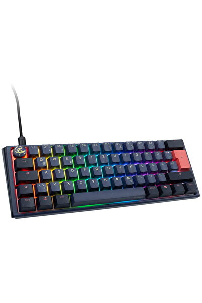 Ducky One 3 Mini LED RGB pentru gaming Cosmic Blue - MX-Speed-Silver