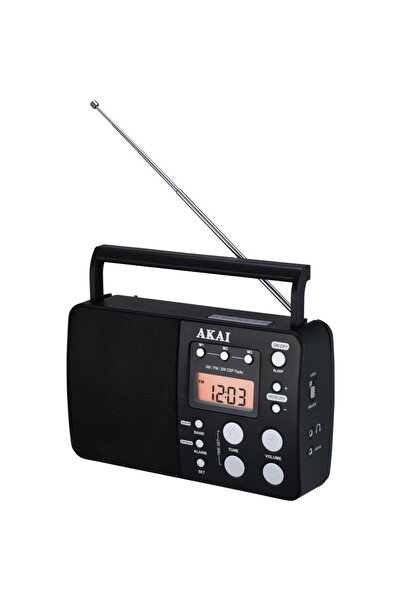AKAI Radio portabil APR-200 AM/FM 1W Negru