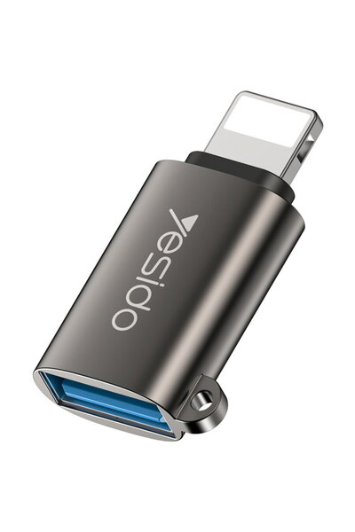 Yesido Adaptor OTG USB 3.0 la Lightning 480Mbps - (GS14) - Black
