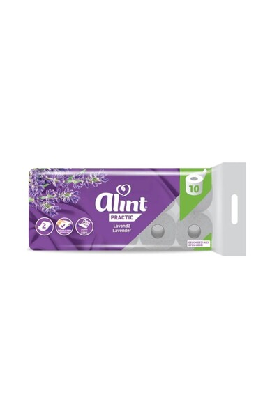 ALINT Set 4 x Hartie Igienica Alint, Lavanda, 2 Straturi, 10 Role