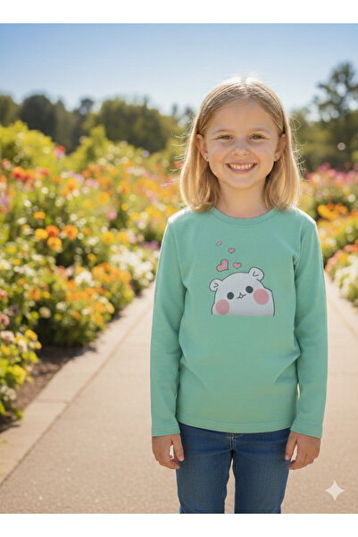 Bonbelle سويت شيرت مطبوع عليه شخصيات، دافئ ومريح للأولاد/البنات