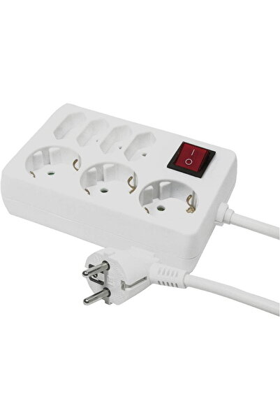 LogiLink 7 gniazd 5.0m biała