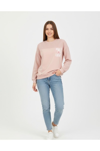 Peri Masalı Genç Kız Örme 2 İplik 13-14-15-16 Yaş Arkası Yazılı Pamuklu Rahat...