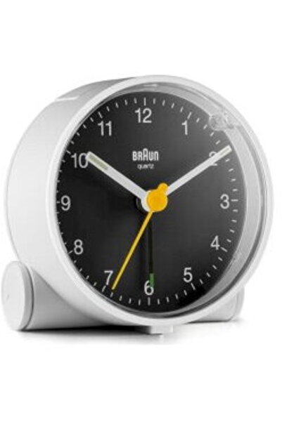 Braun BC 01 WB quartz alarm clock white