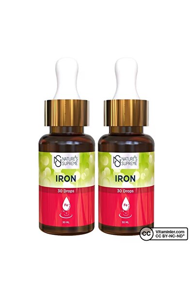 Nature's Supreme Iron 30 mL 2 Adet